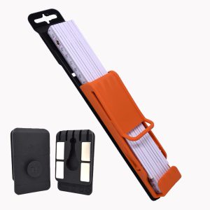 Hållare för tumstock Orange inklusive Universalhållare med magnet & Tumstock